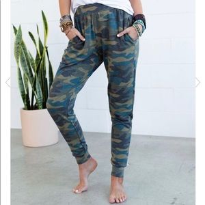 Three Bird Nest Camo Joggers